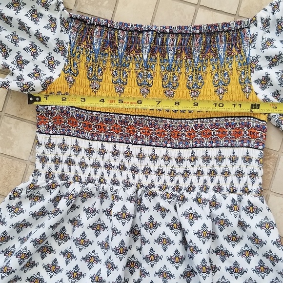 Boho on or off shoulder dress - Picture 4 of 8